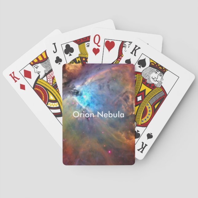 Baraja De Cartas Galaxia espacial Orion Nebula (Reverso)