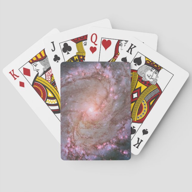Baraja De Cartas Galaxia Espiral Barrada Messier 83. (Reverso)