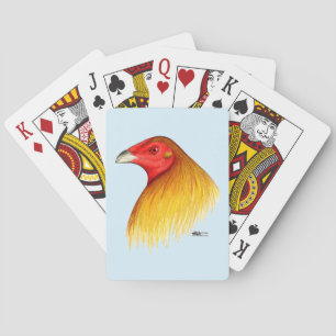 Baraja De Cartas Gallo de pelea recortado