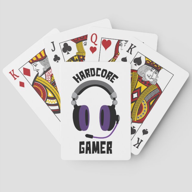Baraja De Cartas Gamer hardcore (Reverso)