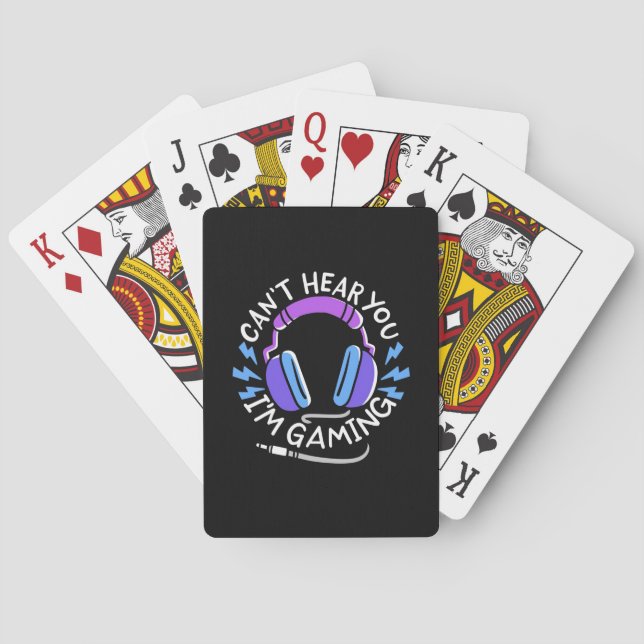 Baraja De Cartas Gamer que estoy jugando (Reverso)