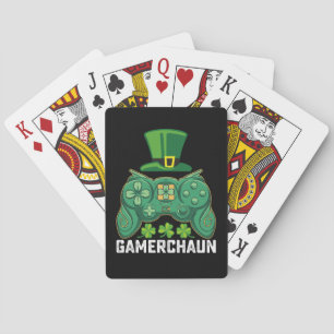Baraja De Cartas Gamerchaun Gamer Gaming Games St Patrick's Day