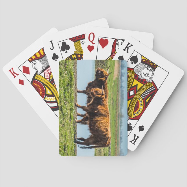 Baraja De Cartas ganado de Wicken Fen (Reverso)