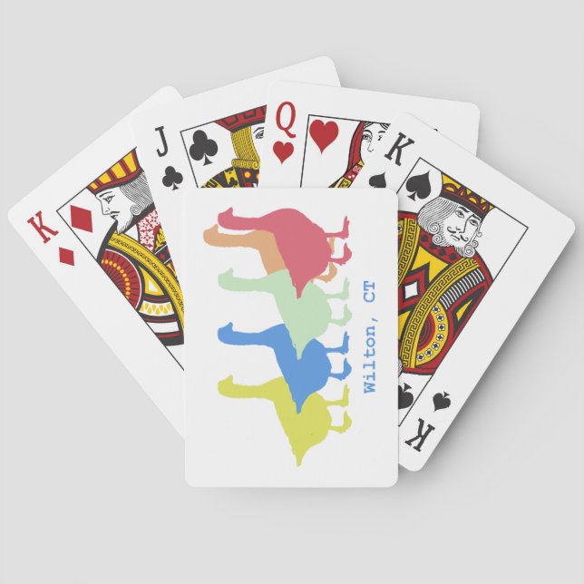 Baraja De Cartas Ganar las tarjetas de juego de banda (Reverso)