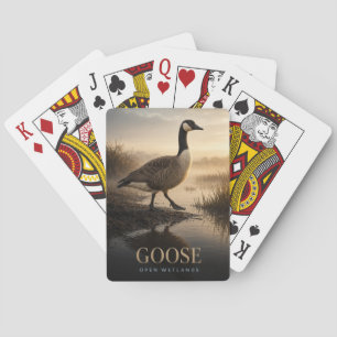 Baraja De Cartas Ganso Humedales Abiertos Fauna ANIMAL