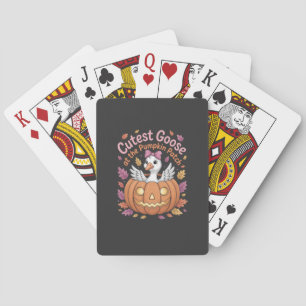 Baraja De Cartas Ganso más lindo en el Día de Acción de Gracias del