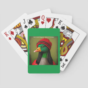 Baraja De Cartas Ganso Reggae de Mangosta Jamaicana Divertido
