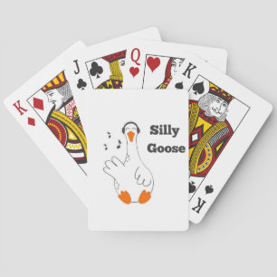 Baraja De Cartas Ganso tonto, Ganso divertido, Amante de los gansos