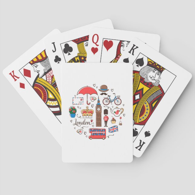 Baraja De Cartas Garabatos de Londres (Reverso)