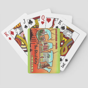 Baraja De Cartas Gary Indiana - Tarjetas Postales de Ciudad de Acer