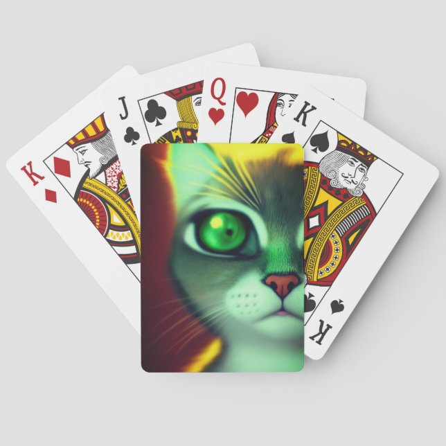 Baraja De Cartas Gato (Reverso)