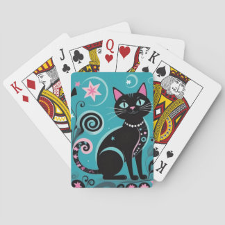 Baraja De Cartas Gato artístico