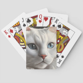 Baraja De Cartas Gato blanco