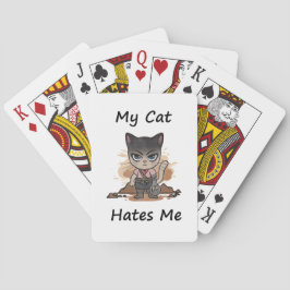 Baraja De Cartas Gato caprichoso