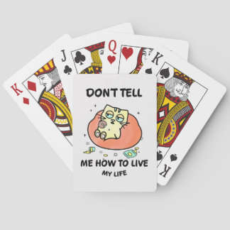 Baraja De Cartas Gato caprichoso
