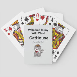 Baraja De Cartas Gato caprichoso
