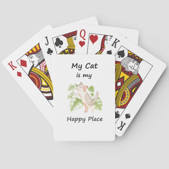 Baraja De Cartas Gato caprichoso (Reverso)