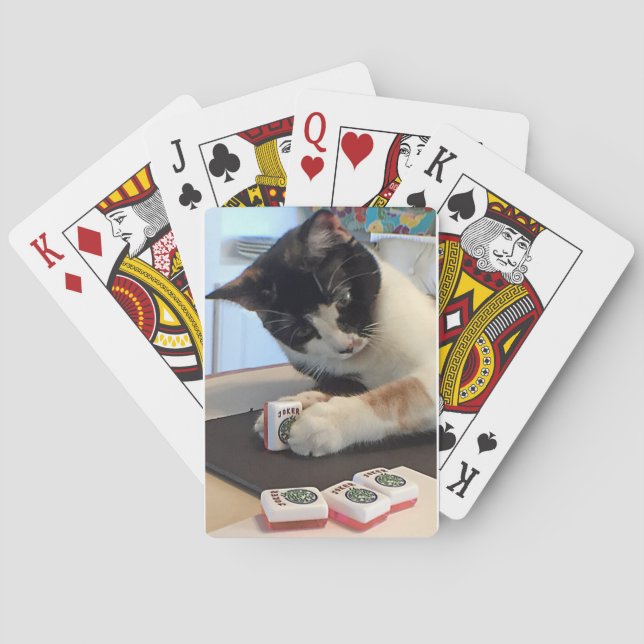 Baraja De Cartas Gato de broma (Reverso)