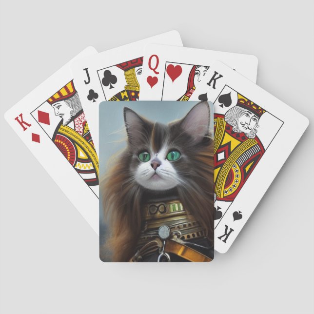 Baraja De Cartas Gato de corte (Reverso)