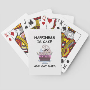 Baraja De Cartas Gato de cumpleaños caprichoso