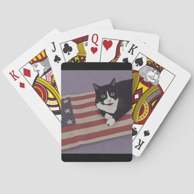 Baraja De Cartas Gato de Estados Unidos (Reverso)
