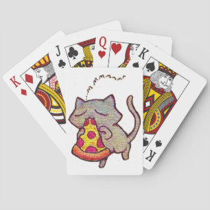 Baraja De Cartas ¡Gato de la pizza!