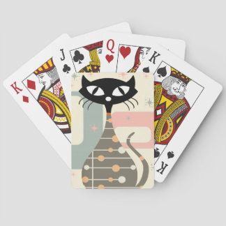 Baraja De Cartas Gato de mediados del siglo