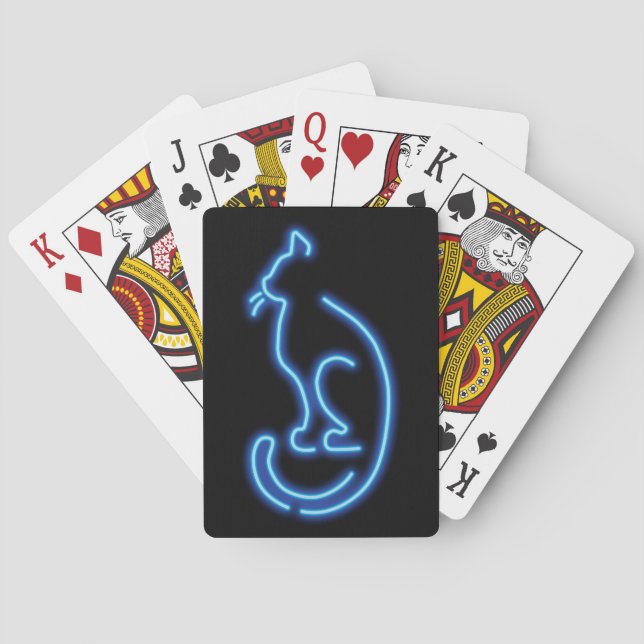 Baraja De Cartas Gato de neón de Guay (Reverso)