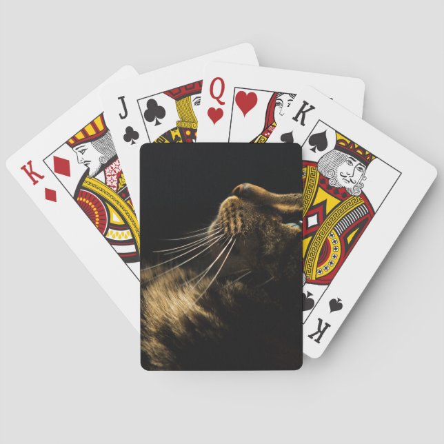 Baraja De Cartas gato de perfil (Reverso)