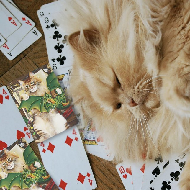 Baraja De Cartas Gato del Dragon Gaming Top (Subido por el creador)