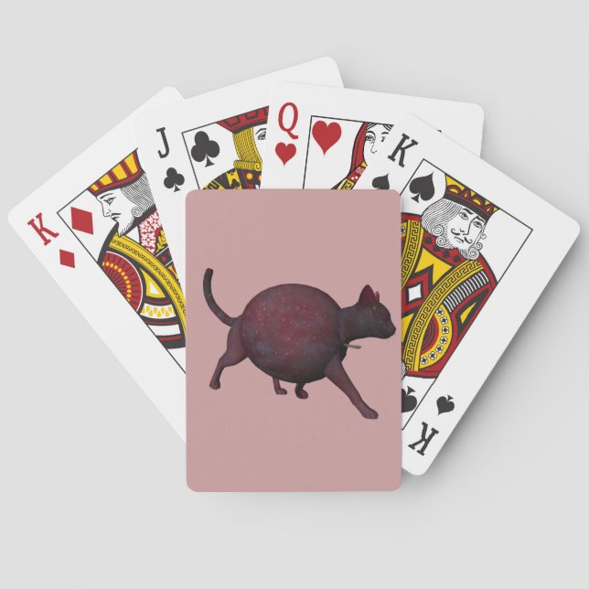 Baraja De Cartas Gato divertido (Reverso)
