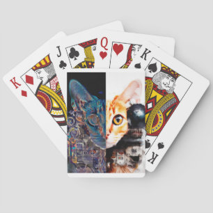 Baraja De Cartas Gato en póker