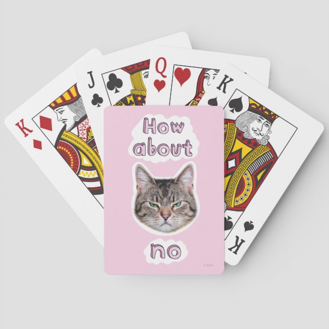 Baraja De Cartas Gato enojado (Reverso)