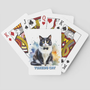 Baraja De Cartas Gato Esmoquin Elegante
