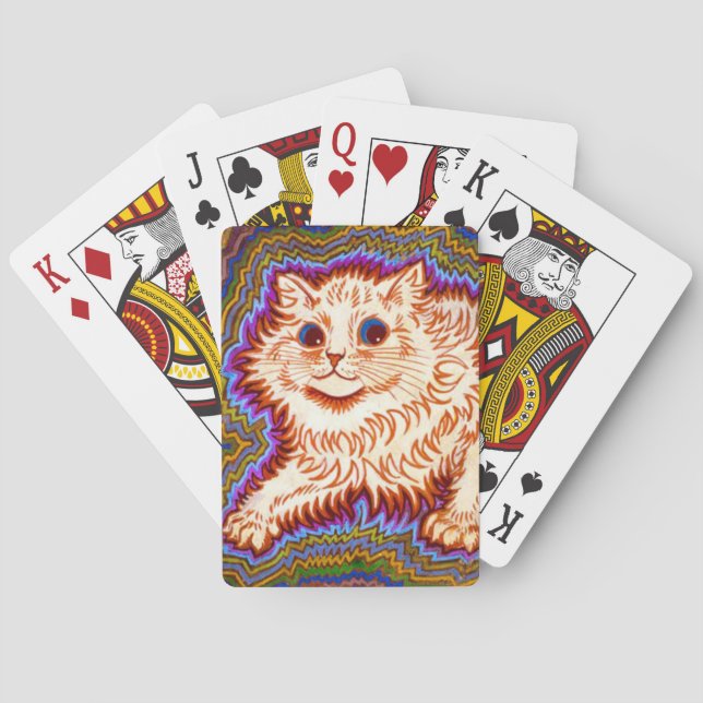 Baraja De Cartas Gato Kaleidoscope (Reverso)