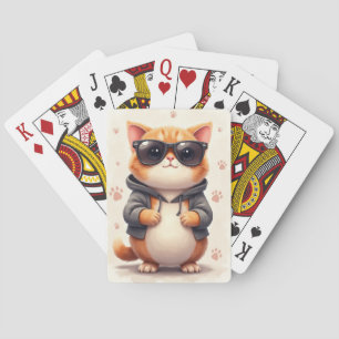 Baraja De Cartas Gato Kawaii British Shorthair Divertido