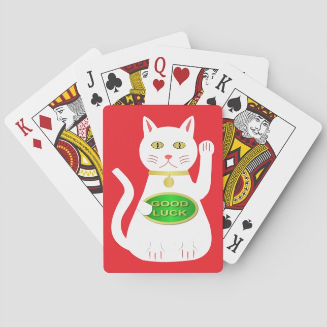 Baraja De Cartas Gato Lucky Oriental (Reverso)