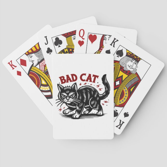 Baraja De Cartas Gato malo (Reverso)