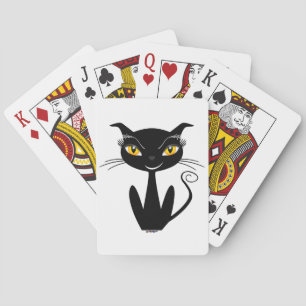 Baraja De Cartas Gato negro caprichoso