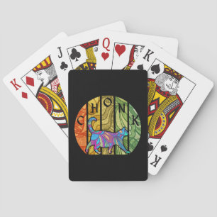 Baraja De Cartas Gato psicodélico - Arte felino trippy