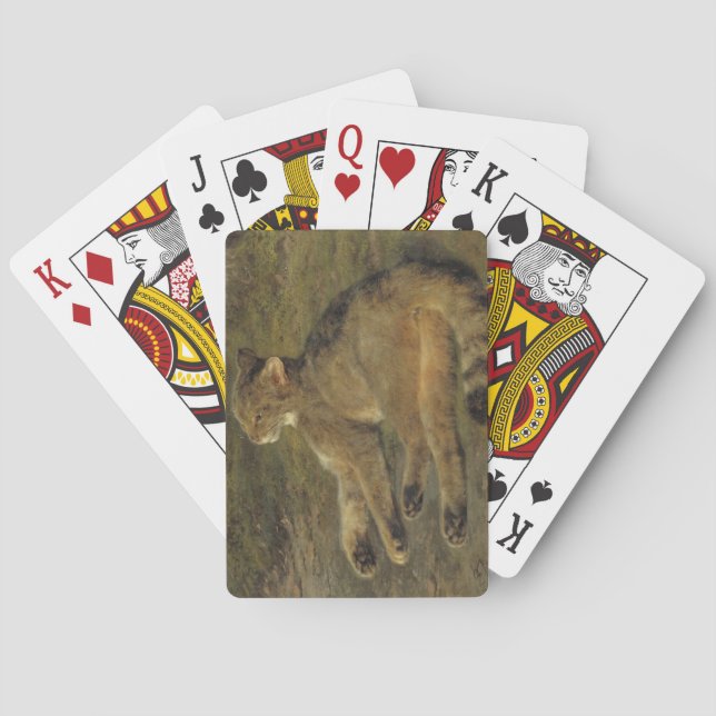 Baraja De Cartas Gato salvaje (de Rosa Bonheur) (Reverso)
