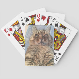 Baraja De Cartas Gato Tigre Majestuoso 