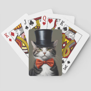 Baraja De Cartas Gato victoriano