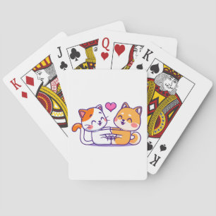 Baraja De Cartas Gato y Shiba Inu