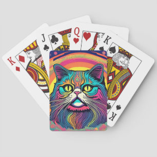 Baraja De Cartas Gato Zen moderno