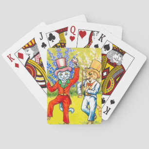 Baraja De Cartas Gatos bailando