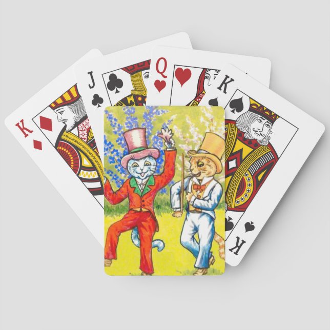 Baraja De Cartas Gatos bailando (Reverso)