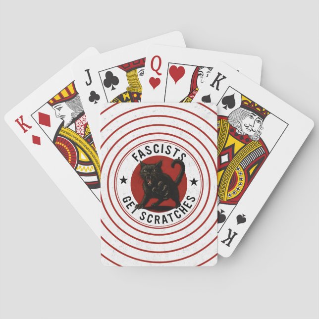 Baraja De Cartas Gatos Contra Fascistas (Reverso)