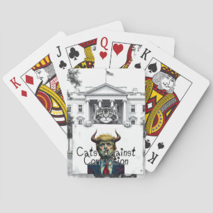 Baraja De Cartas Gatos contra la corrupción