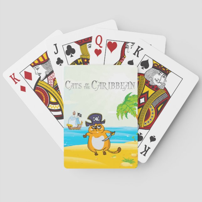 Baraja De Cartas Gatos del Caribe (Reverso)